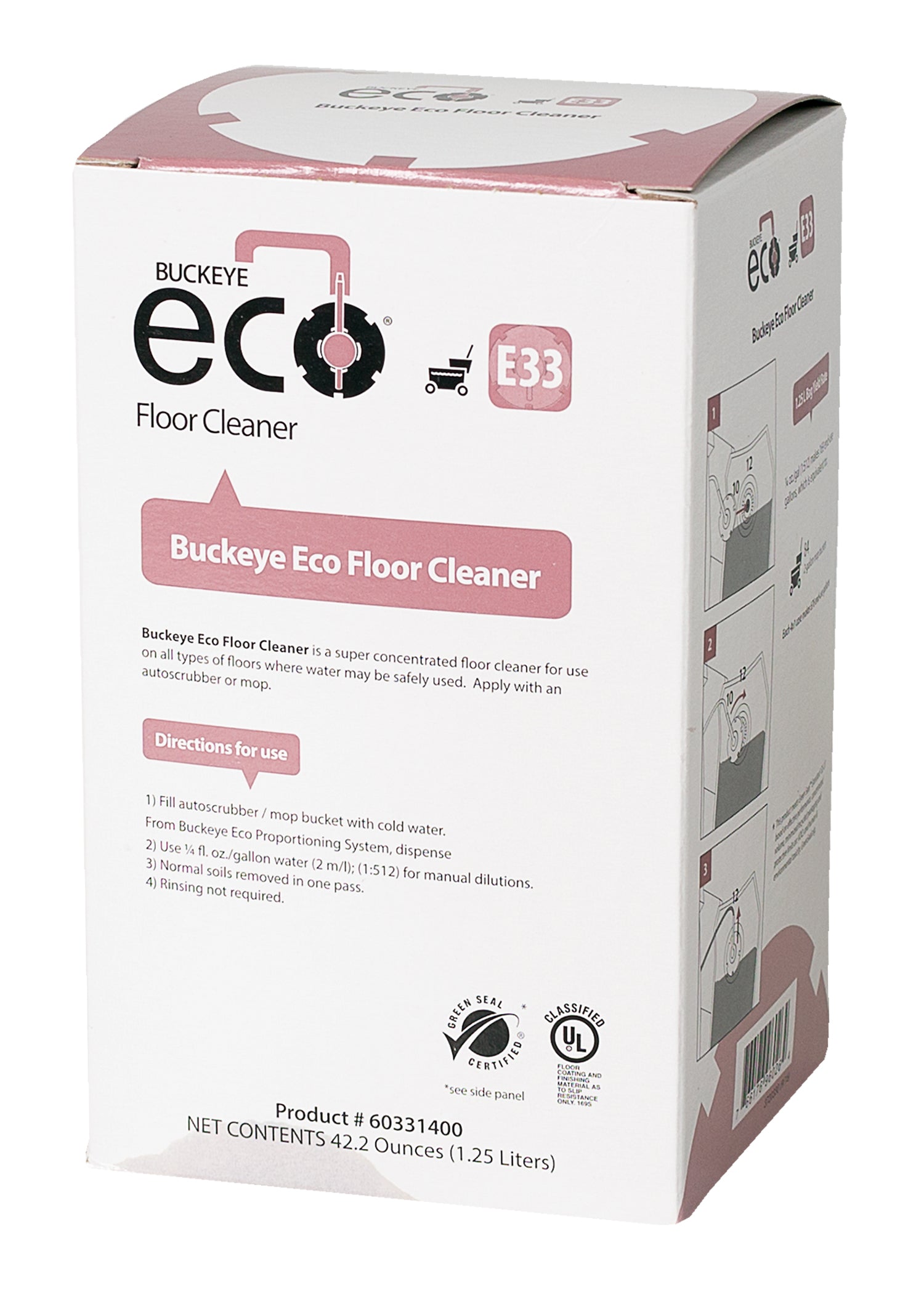 E33 Eco Floor Cleaner 4x1.25ml | IRIS