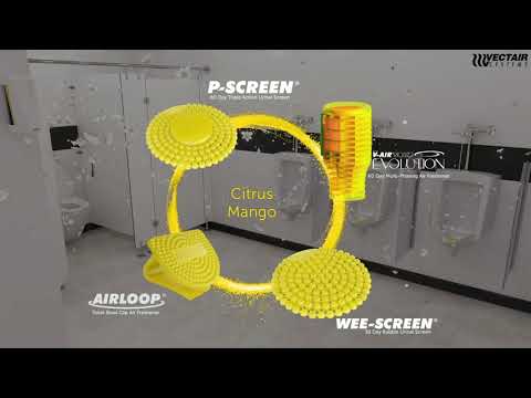 Vectair P-Screen® 60 Day Urinal Screens | IRIS